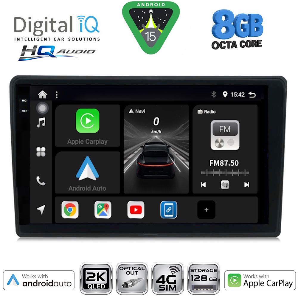 DIGITAL IQ BXK 20020_CPAA (9inc) MULTIMEDIA TABLET for ALFA ROMEO 159 – SPIDER – BRERA mod. 2004-2012