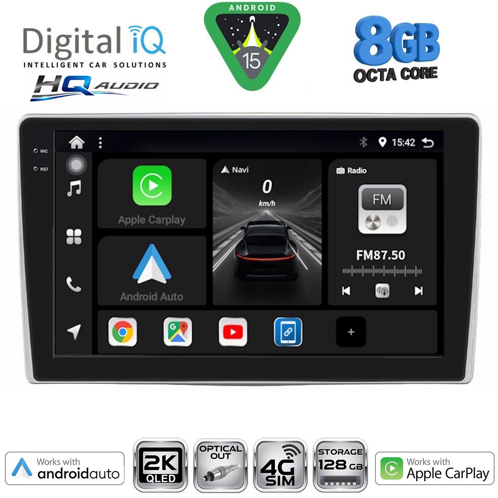 DIGITAL IQ BXK 20028_CPAA (9inc) MULTIMEDIA TABLET for ALFA ROMEO MITO mod. 2008-2018