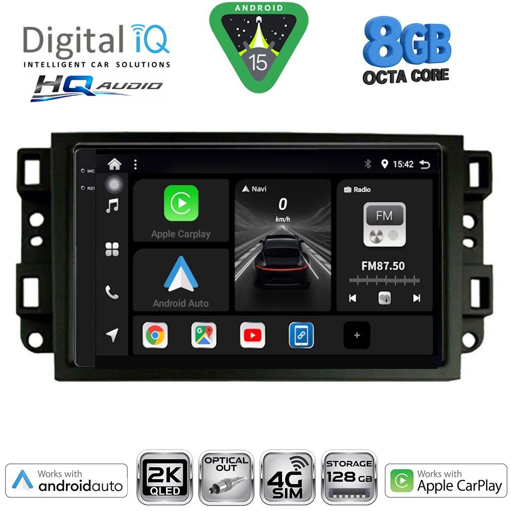 DIGITAL IQ BXK 20070_CPAA (10inc) MULTIMEDIA TABLET for CHEVROLET ALL mod. 2004-2011