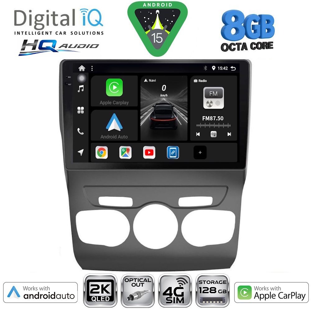 DIGITAL IQ BXK 20085_CPAA (10inc) MULTIMEDIA TABLET for CITROEN C4 -DS4 mod. 2011-2018