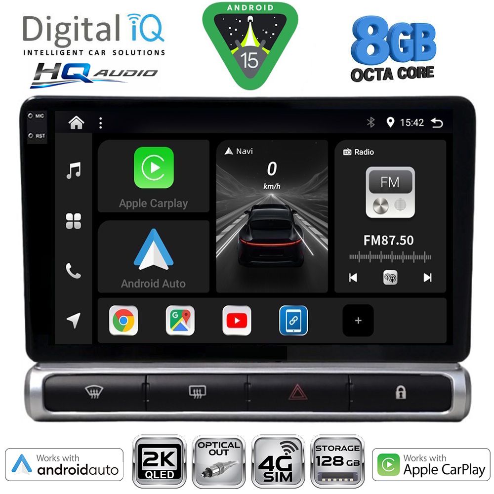 DIGITAL IQ BXK 20093H_CPAA (9inc) MULTIMEDIA TABLET for CITROEN C3 - DS3 mod. 2016-2024 High Version
