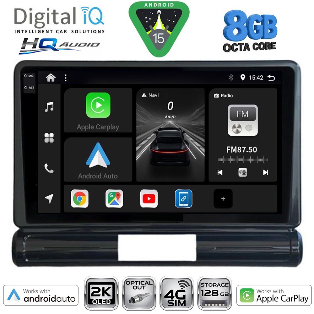 DIGITAL IQ BXK 20093L_CPAA (9inc) MULTIMEDIA TABLET for CITROEN C3 - DS3 mod. 2016-2024 Low Version