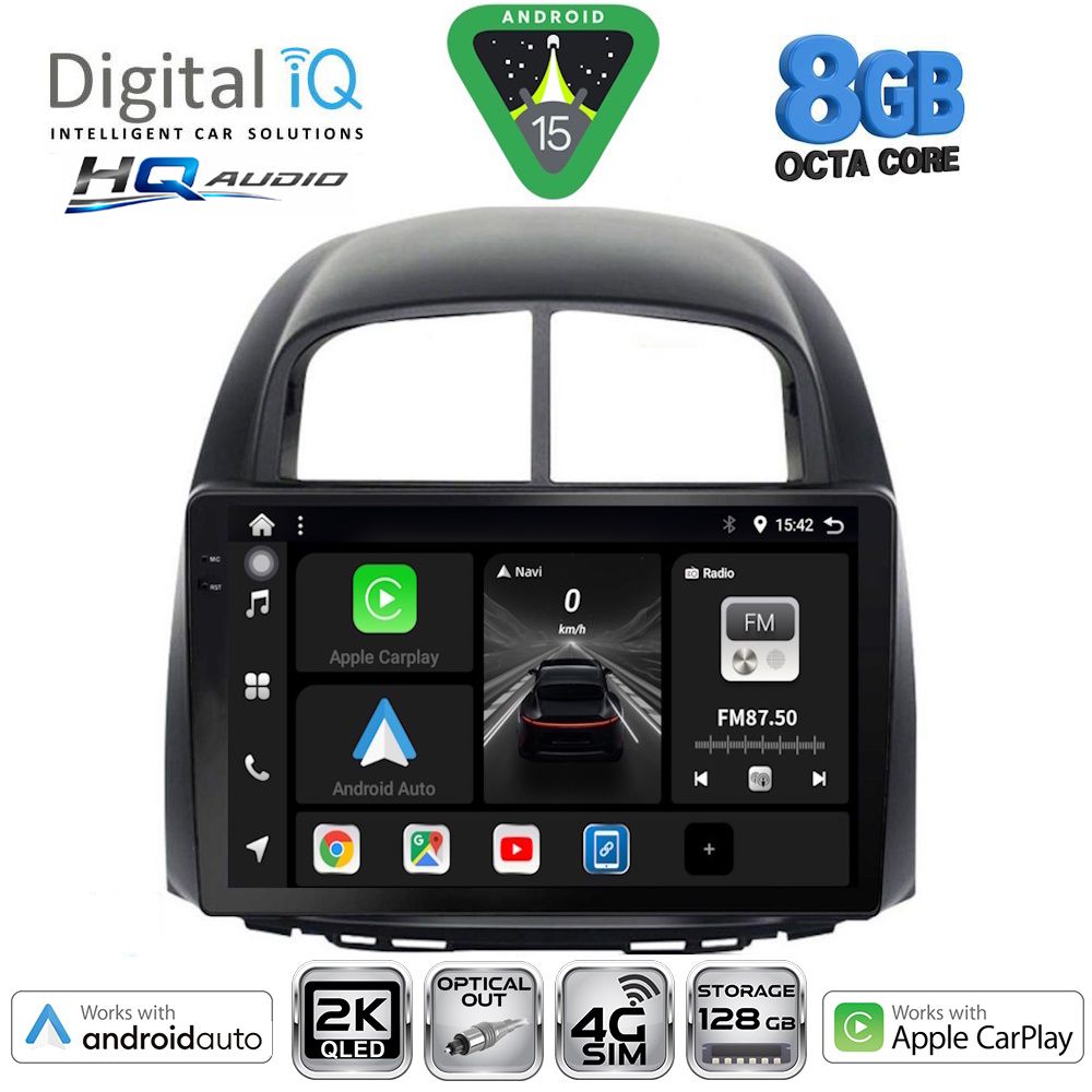 DIGITAL IQ BXK 20124_CPAA (10inc) MULTIMEDIA TABLET for DAIHATSU SIRION mod. 2006-2012
