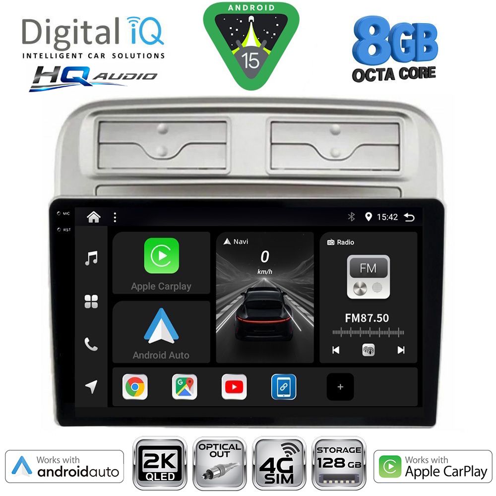 DIGITAL IQ BXK 20128_CPAA (9inc) MULTIMEDIA TABLET for FIAT GRANDE PUNTO mod. 2005-2012