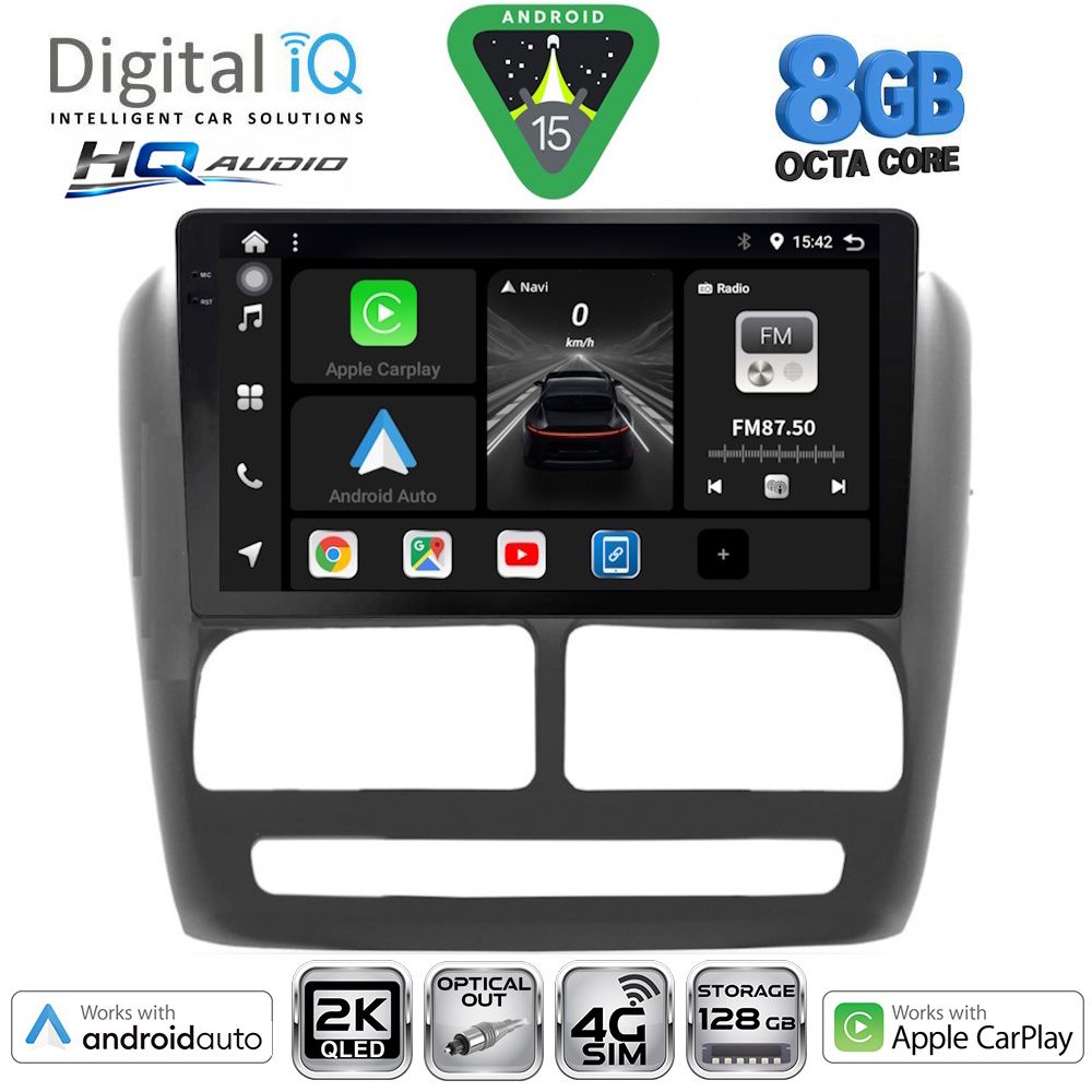 DIGITAL IQ BXK 20137_CPAA (9inc) MULTIMEDIA TABLET for FIAT DOBLO mod. 2010-2015