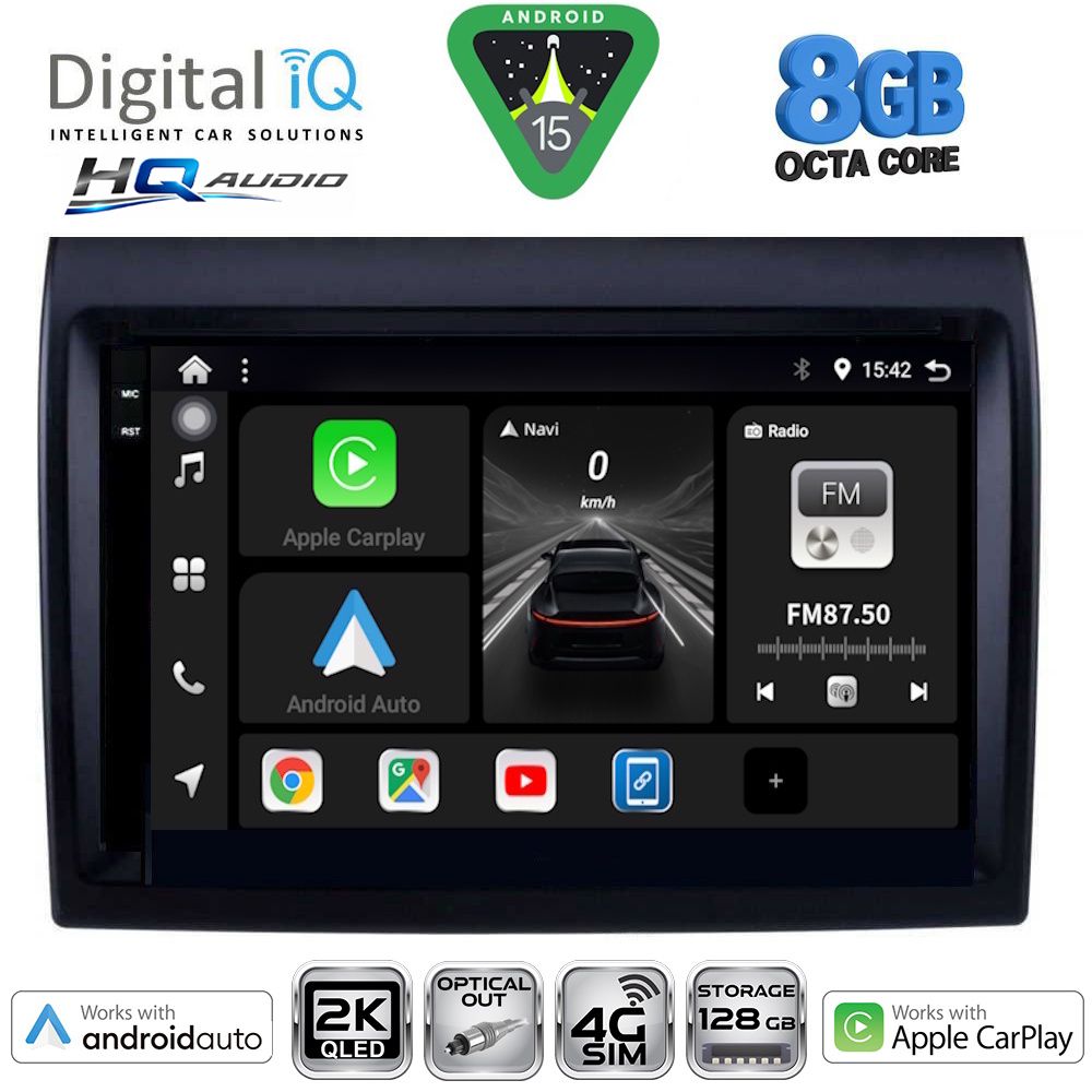 DIGITAL IQ BXK 20140_CPAA (9inc) MULTIMEDIA TABLET for FIAT DUCATO mod. 2006-2011