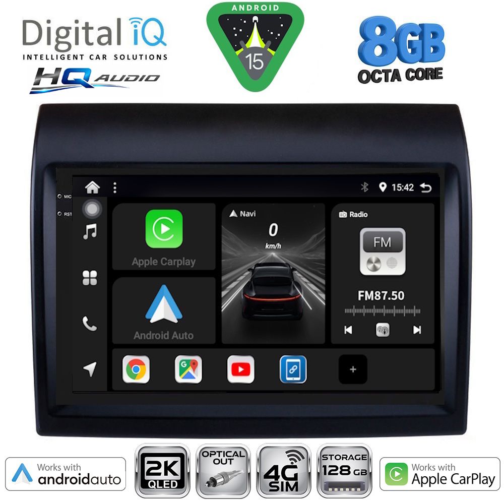 DIGITAL IQ BXK 20141_CPAA (9inc) MULTIMEDIA TABLET for FIAT DUCATO – CITROEN JUMPER – PEUGEOT BOXER mod. 2011-2021
