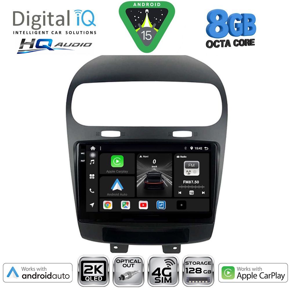 DIGITAL IQ BXK 20144_CPAA (9inc) MULTIMEDIA TABLET for FIAT FREEMONT mod. 2008-2020