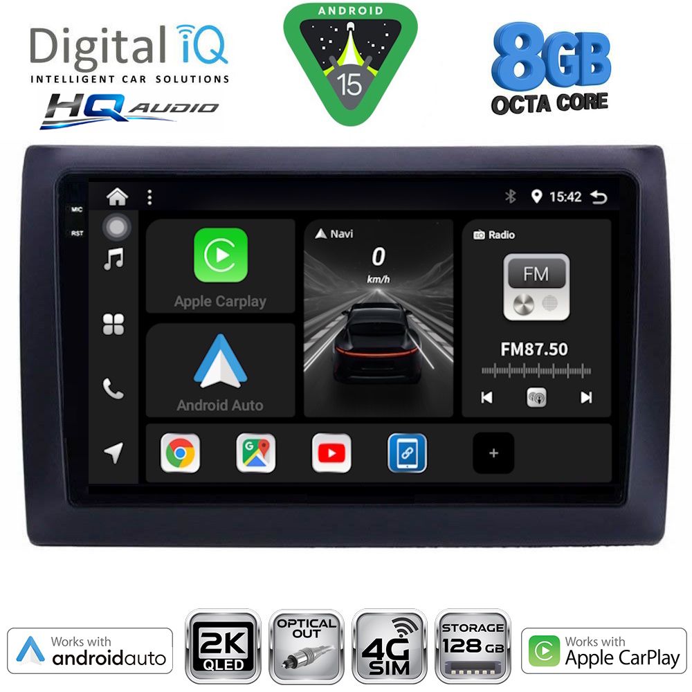 DIGITAL IQ BXK 20145_CPAA (9inc) MULTIMEDIA TABLET for FIAT STILO mod. 2001-2007