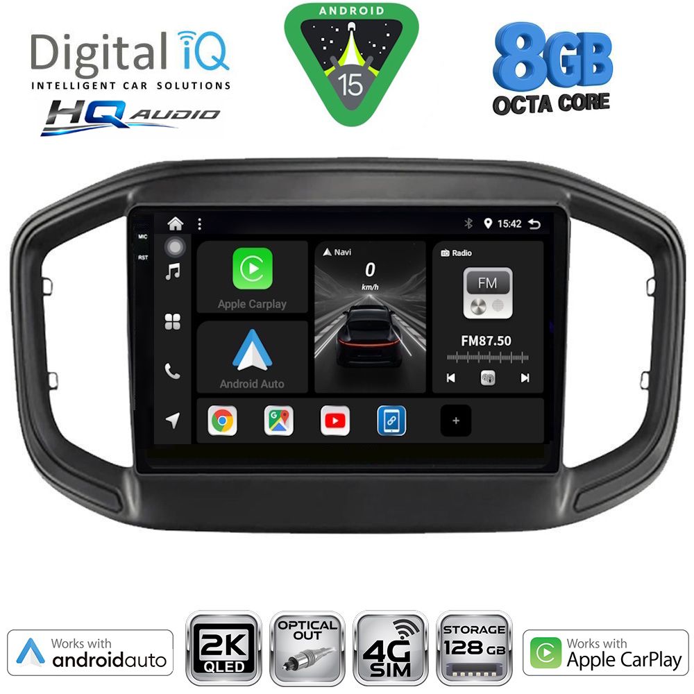 DIGITAL IQ BXK 20147_CPAA (9inc) MULTIMEDIA TABLET for FIAT STRADA mod. 2020-2026