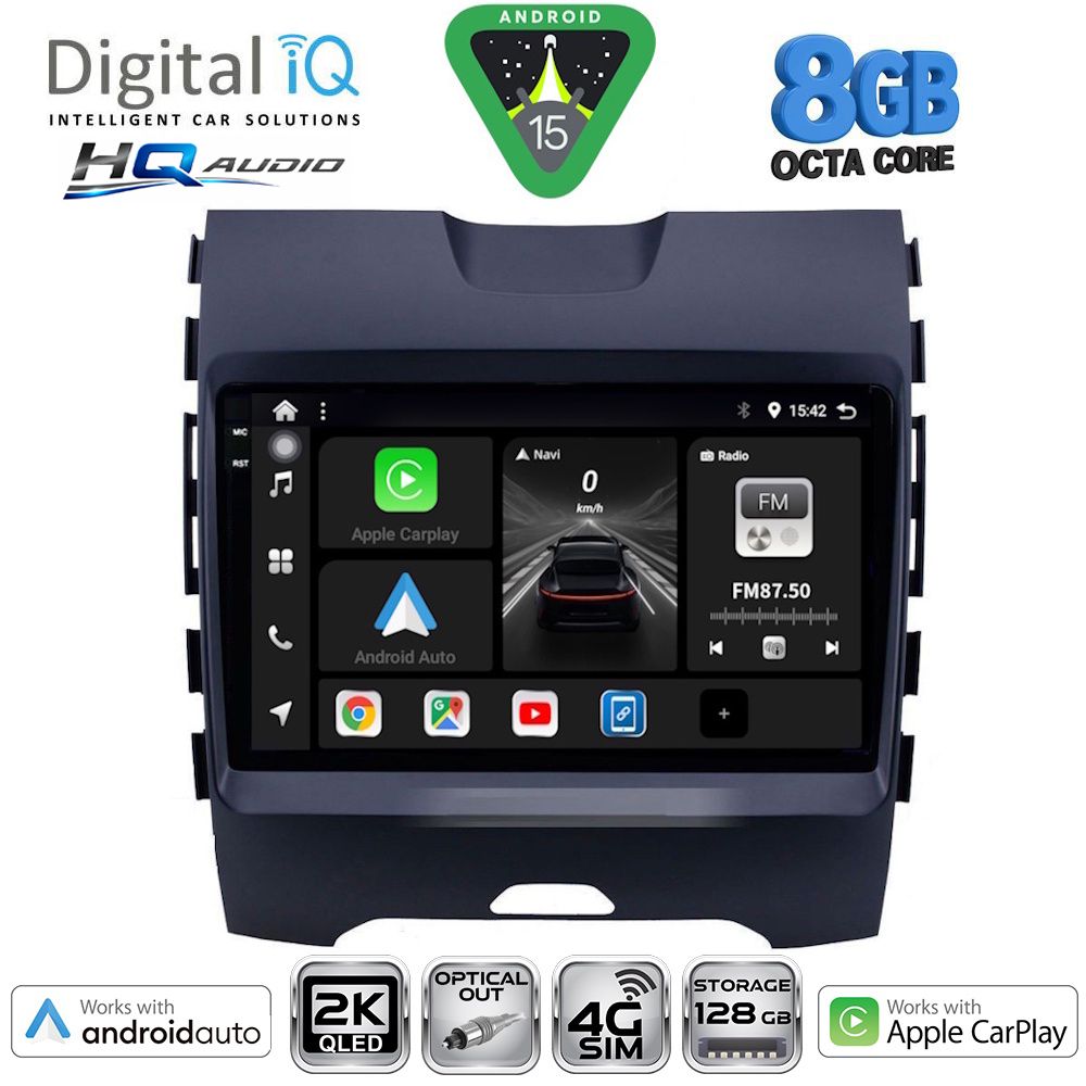DIGITAL IQ BXK 20152_CPAA (9inc) MULTIMEDIA TABLET for FORD EDGE mod. 2015-2023
