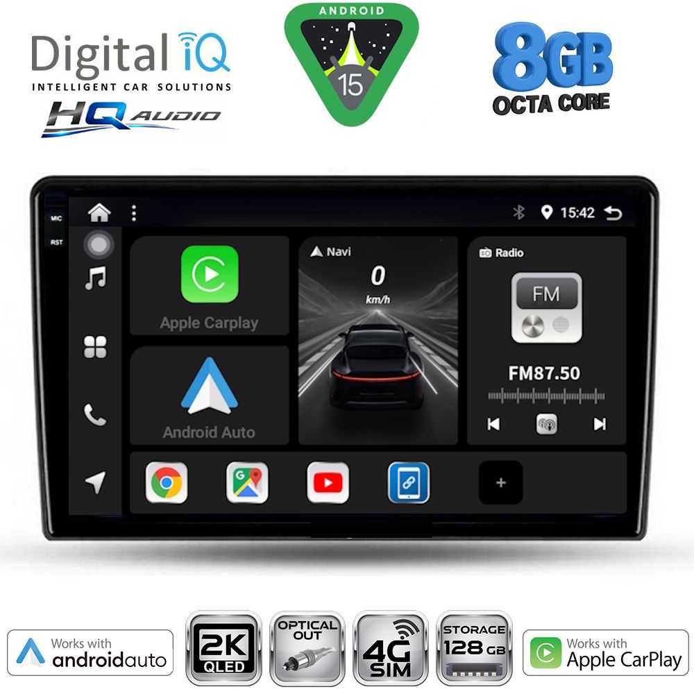 DIGITAL IQ BXK 20155_CPAA (10inc) MULTIMEDIA TABLET for FORD FIESTA mod. 2018-2025