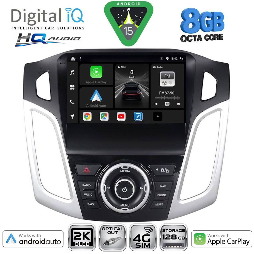 DIGITAL IQ BXK 20157_CPAA (9inc) MULTIMEDIA TABLET for FORD FOCUS mod. 2011-2018