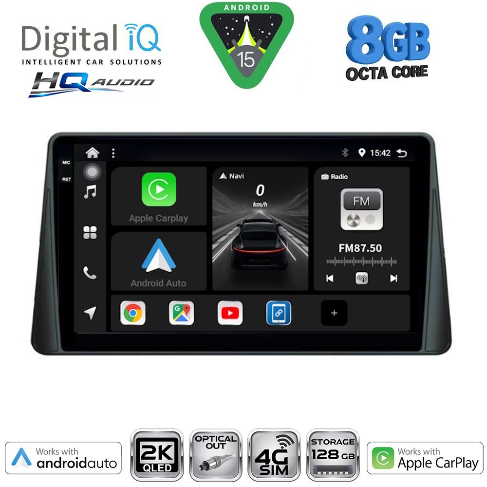 DIGITAL IQ BXK 20158_CPAA (9inc) MULTIMEDIA TABLET for FORD FOCUS mod. 2019-2025