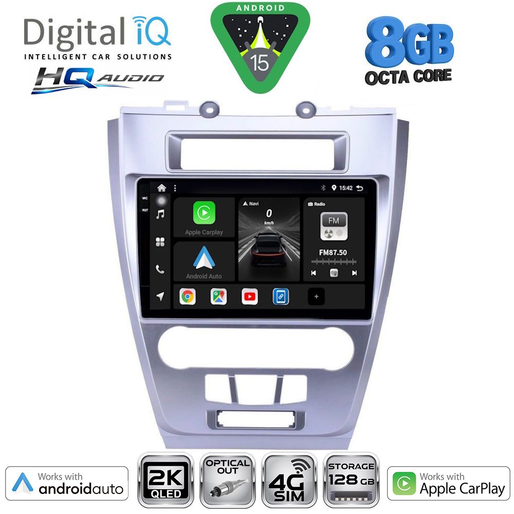 DIGITAL IQ BXK 20159_CPAA (10inc) MULTIMEDIA TABLET for FORD FUSION mod. 2012-2017
