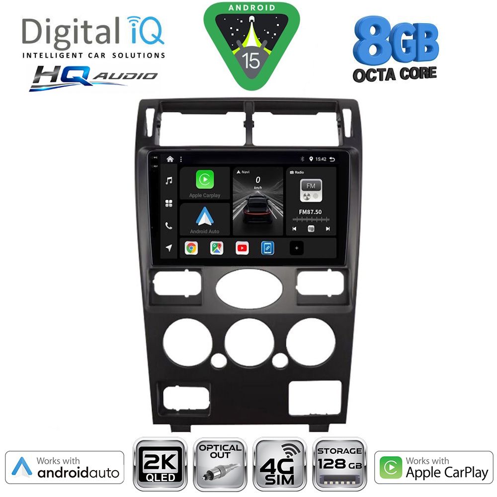 DIGITAL IQ BXK 20161B_CPAA (9inc) MULTIMEDIA TABLET for FORD MONDEO mod. 2003-2006