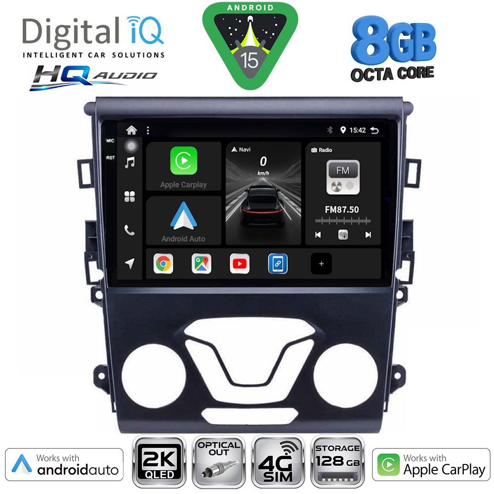 DIGITAL IQ BXK 20164_CPAA A/C (9inc) MULTIMEDIA TABLET for FORD MONDEO mod. 2014-2023
