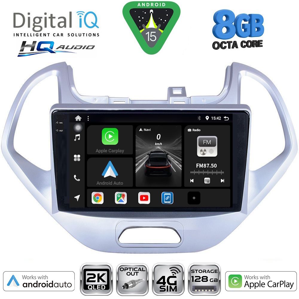 DIGITAL IQ BXK 20167LO_CPAA (9inc) MULTIMEDIA TABLET for FORD KA mod. 2017-2024