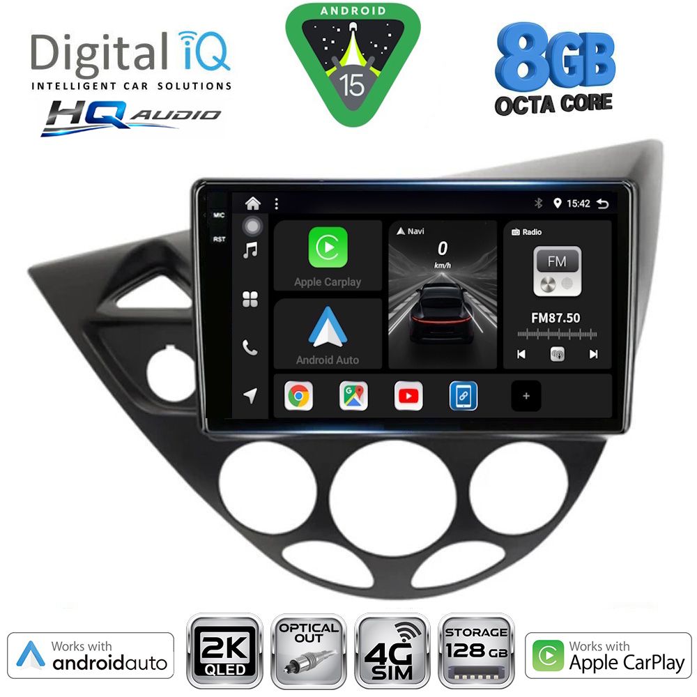 DIGITAL IQ BXK 20169_CPAA (9inc) MULTIMEDIA TABLET for FORD FOCUS mod. 1998-2004