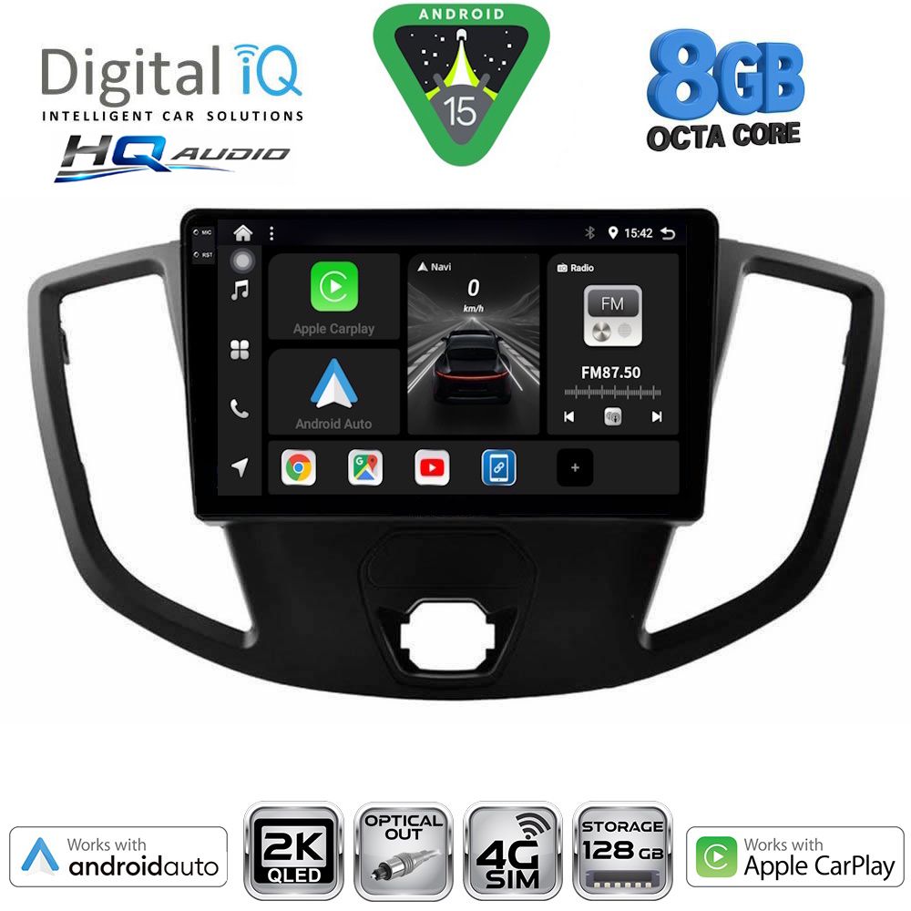 DIGITAL IQ BXK 20179_CPAA (9inc) MULTIMEDIA TABLET for FORD TRANSIT mod. 2014-2020
