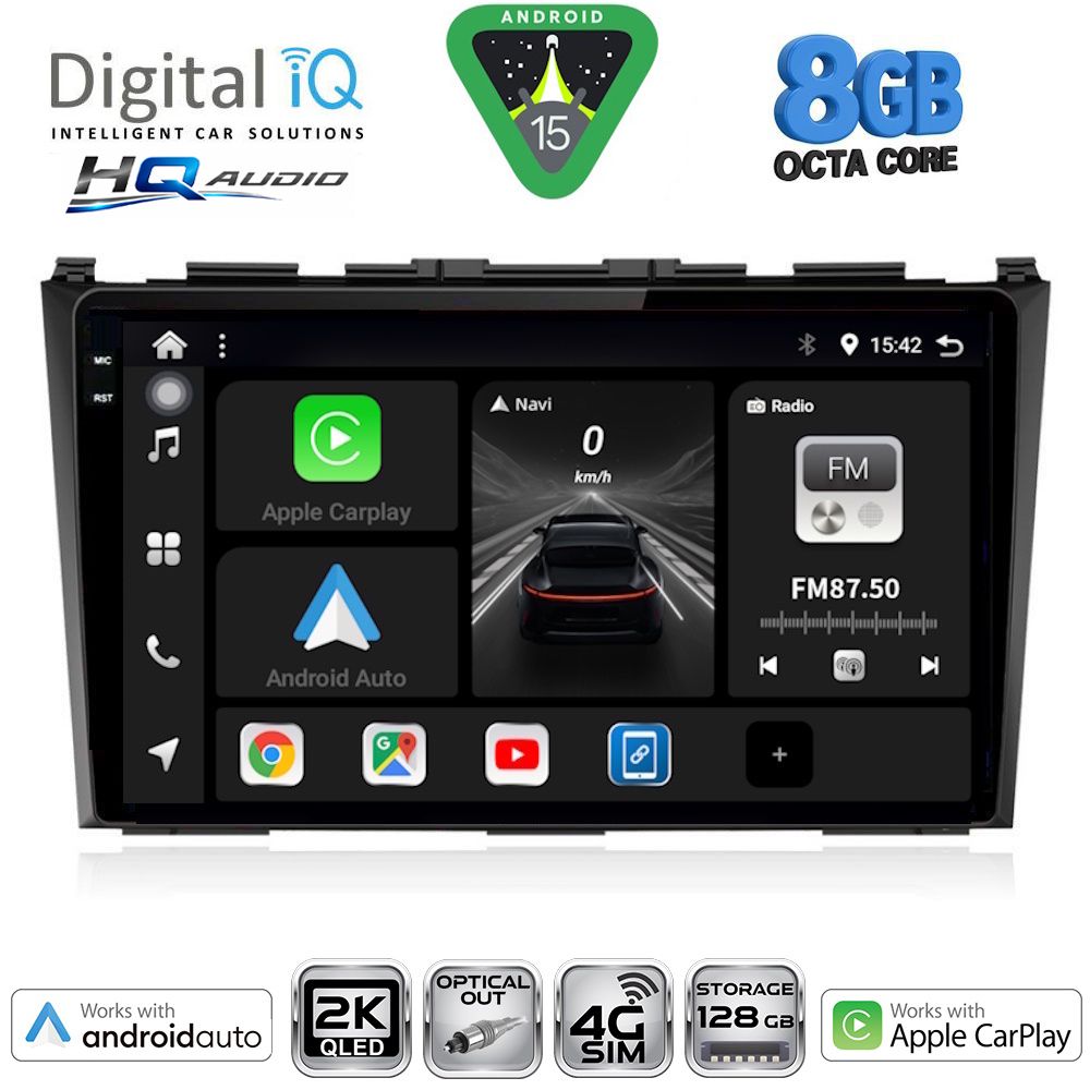 DIGITAL IQ BXK 20197_CPAA (9inc) MULTIMEDIA TABLET for HONDA CRV mod. 2006-2012