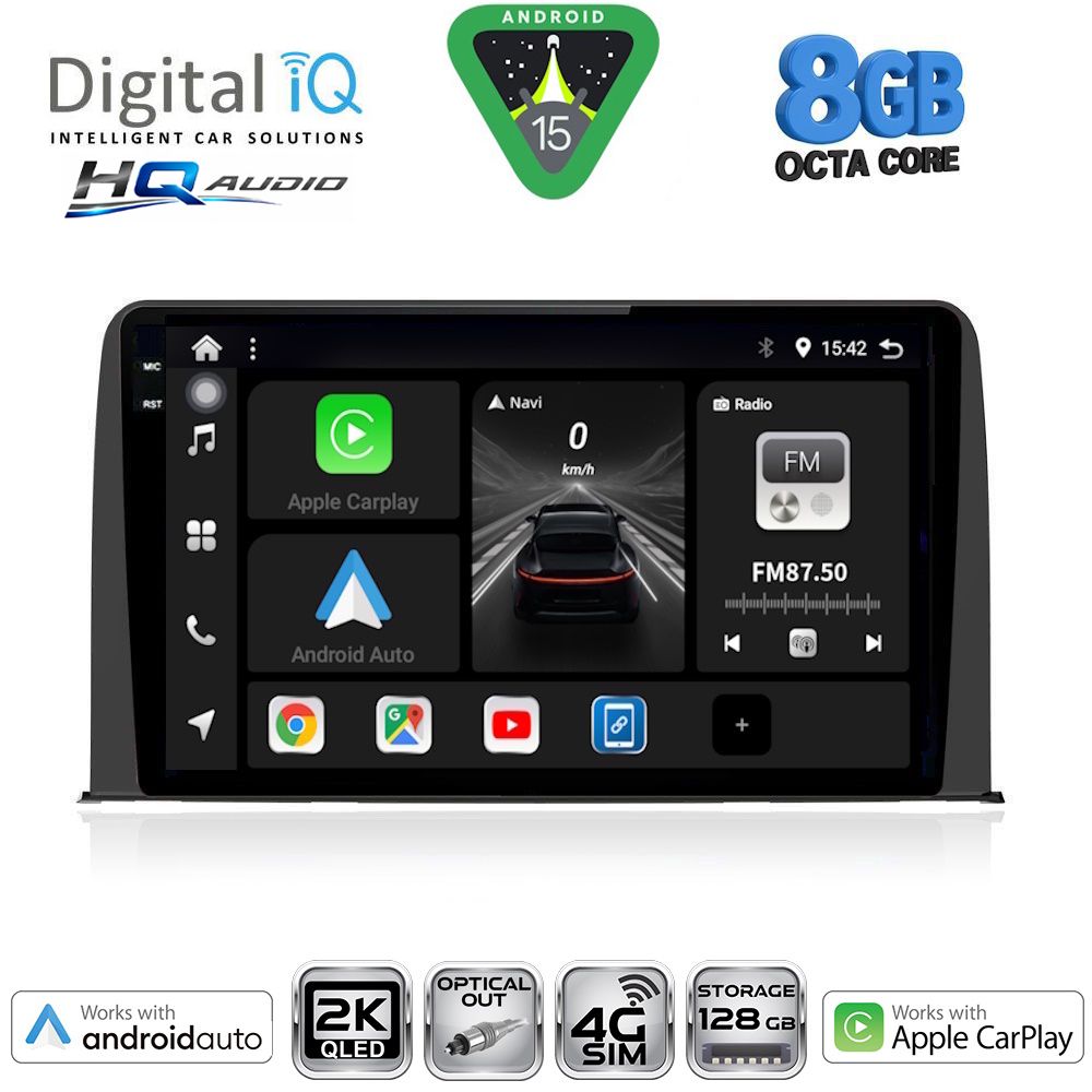 DIGITAL IQ BXK 20199_CPAA (10inc) MULTIMEDIA TABLET for HONDA CRV mod. 2017-2023