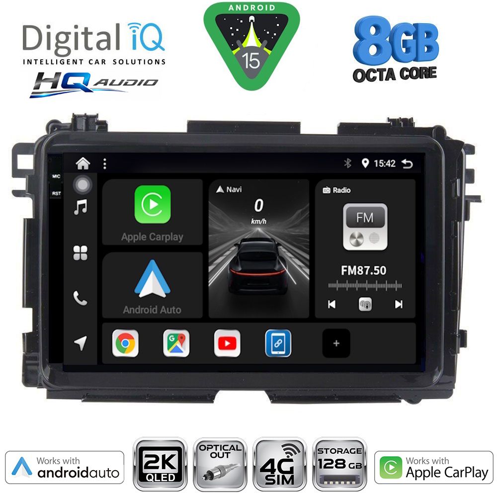 DIGITAL IQ BXK 20201_CPAA (9inc) MULTIMEDIA TABLET for HONDA HRV mod. 2015-2021