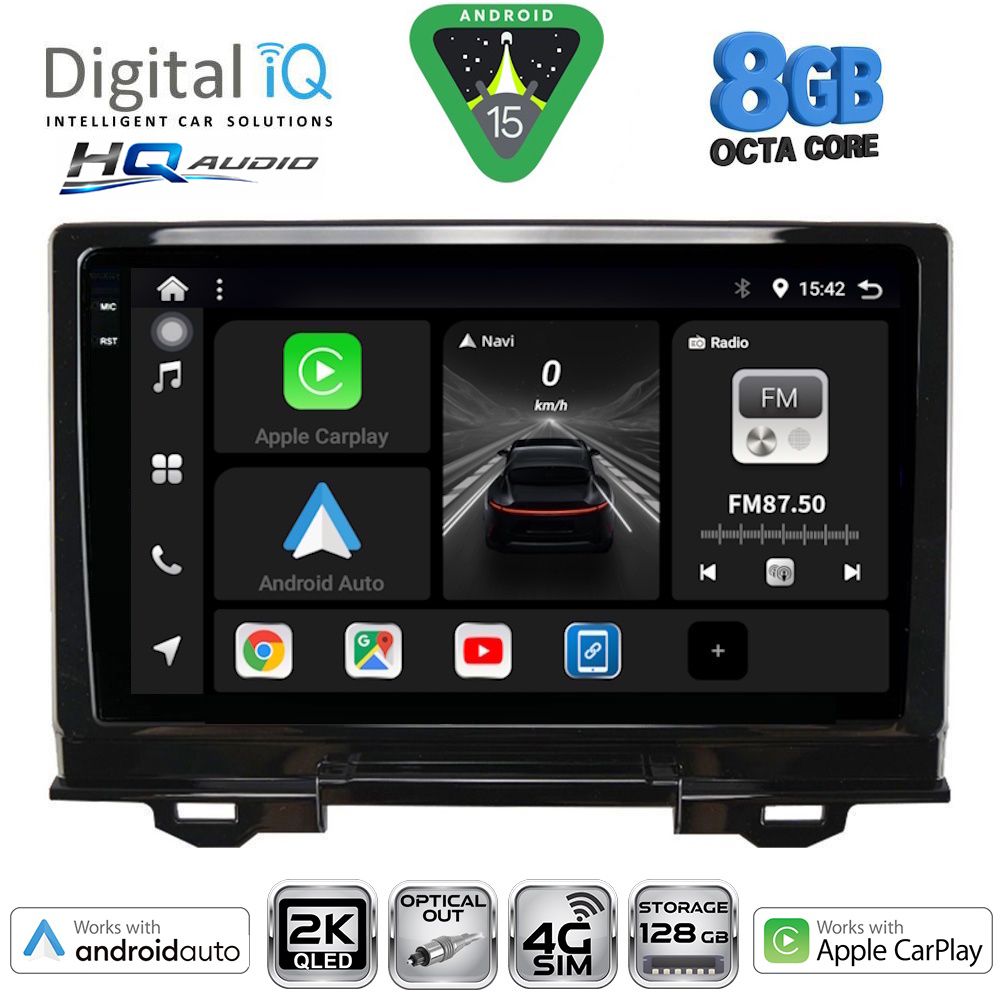 DIGITAL IQ BXK 20202_CPAA (9inc) MULTIMEDIA TABLET for HONDA HRV mod. 2021-2026