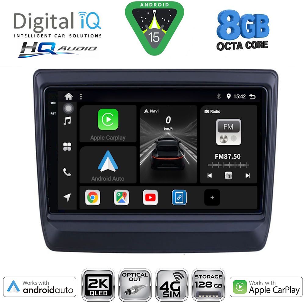 DIGITAL IQ BXK 20256_CPAA (9inc) MULTIMEDIA TABLET for ISUZU DMAX mod. 2020-2026