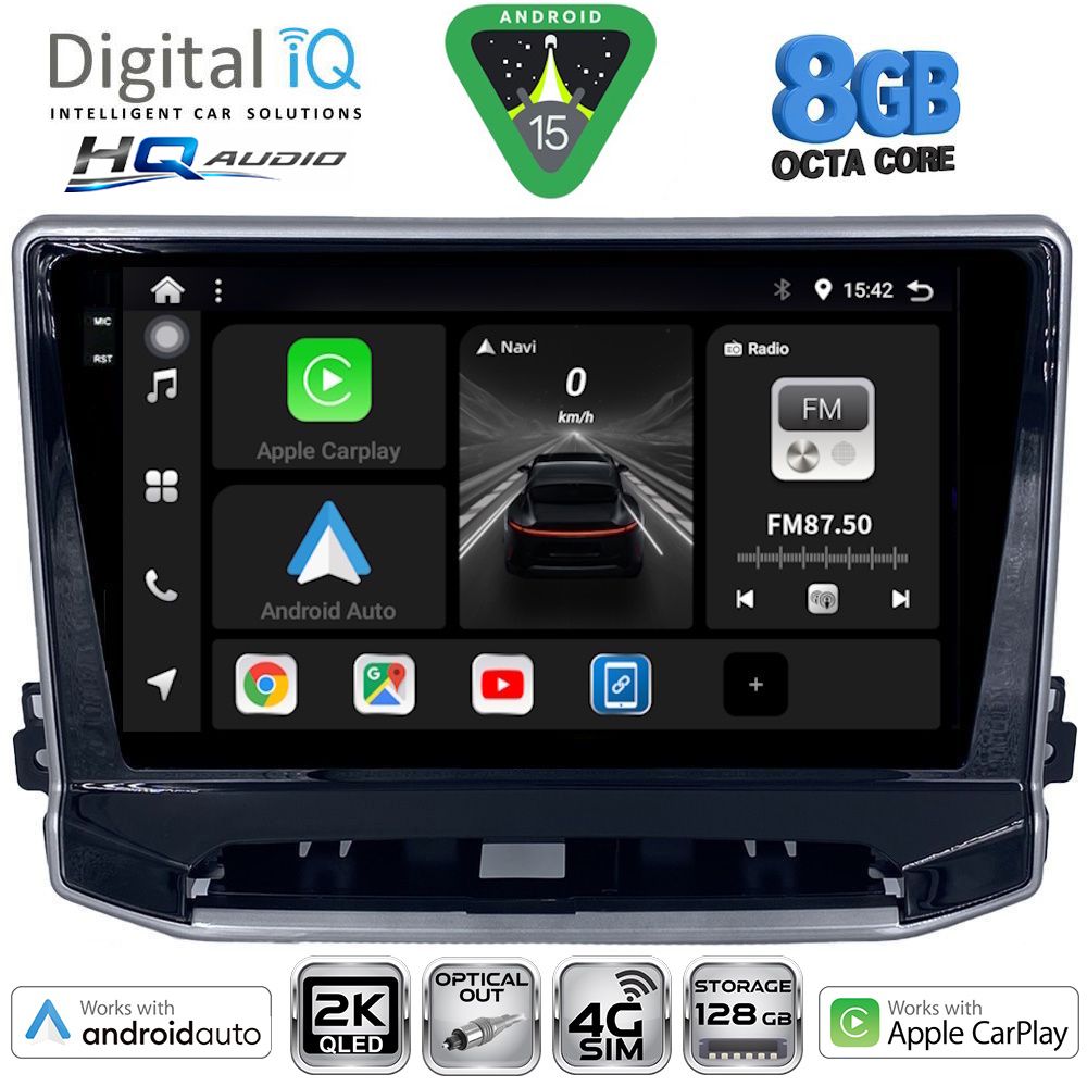 DIGITAL IQ BXK 20279_CPAA (10inc) MULTIMEDIA TABLET for JEEP COMPASS mod. 2022-2026