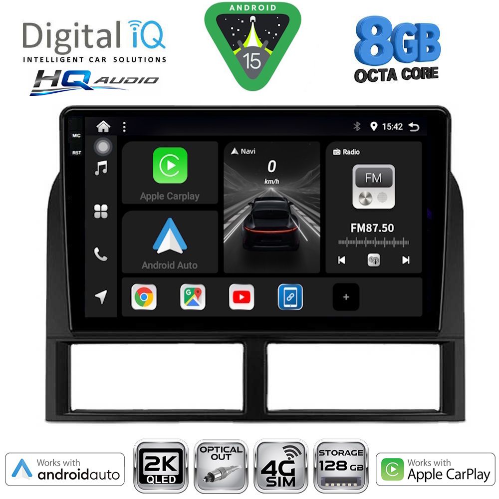 DIGITAL IQ BXK 20280_CPAA (9inc) MULTIMEDIA TABLET for JEEP GRAND CHEROKEE mod. 1999-2004