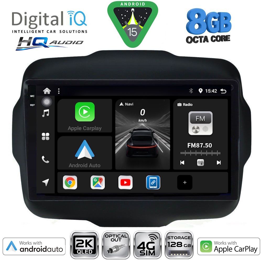 DIGITAL IQ BXK 20290_CPAA (9inc) MULTIMEDIA TABLET for JEEP RENEGADE mod. 2014>