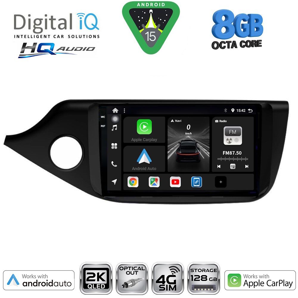 DIGITAL IQ BXK 20302_CPAA (9inc) MULTIMEDIA TABLET for KIA CEED mod. 2012-2018