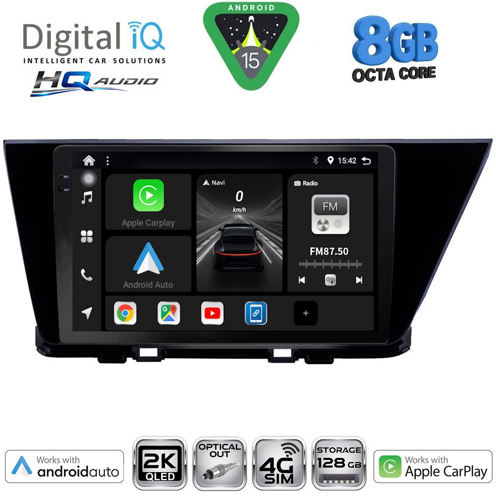 DIGITAL IQ BXK 20305_CPAA (9inc) MULTIMEDIA TABLET for KIA NIRO mod. 2017-2021