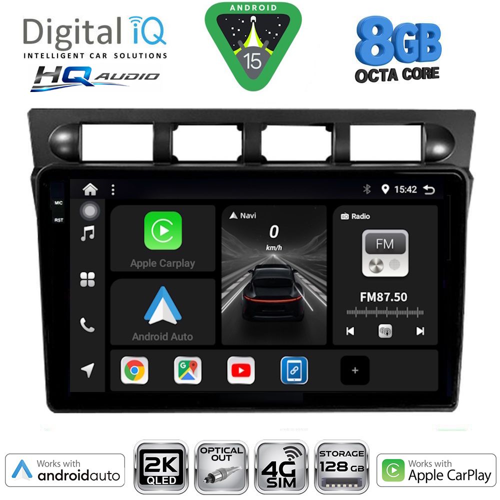 DIGITAL IQ BXK 20306_CPAA (9inc) MULTIMEDIA TABLET for KIA PICANTO mod. 2004-2008