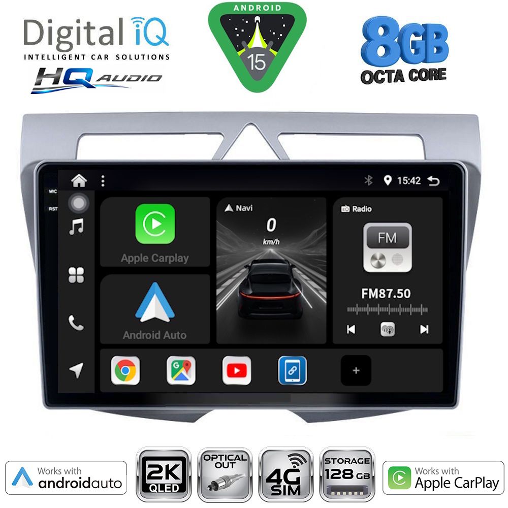 DIGITAL IQ BXK 20307_CPAA (9inc) MULTIMEDIA TABLET for KIA PICANTO mod. 2008-2011