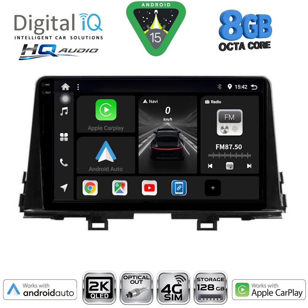 DIGITAL IQ BXK 20310_CPAA (9inc) MULTIMEDIA TABLET for KIA PICANTO mod. 2021-2026