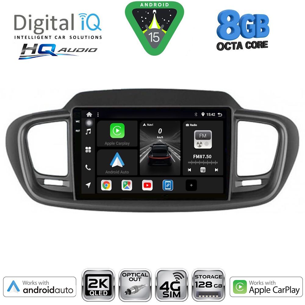 DIGITAL IQ BXK 20319_CPAA (10inc) MULTIMEDIA TABLET for KIA SORENTO mod. 2014-2020