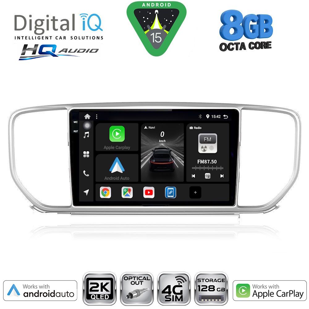 DIGITAL IQ BXK 20327_CPAA (9inc) MULTIMEDIA TABLET for KIA SPORTAGE mod. 2018-2021