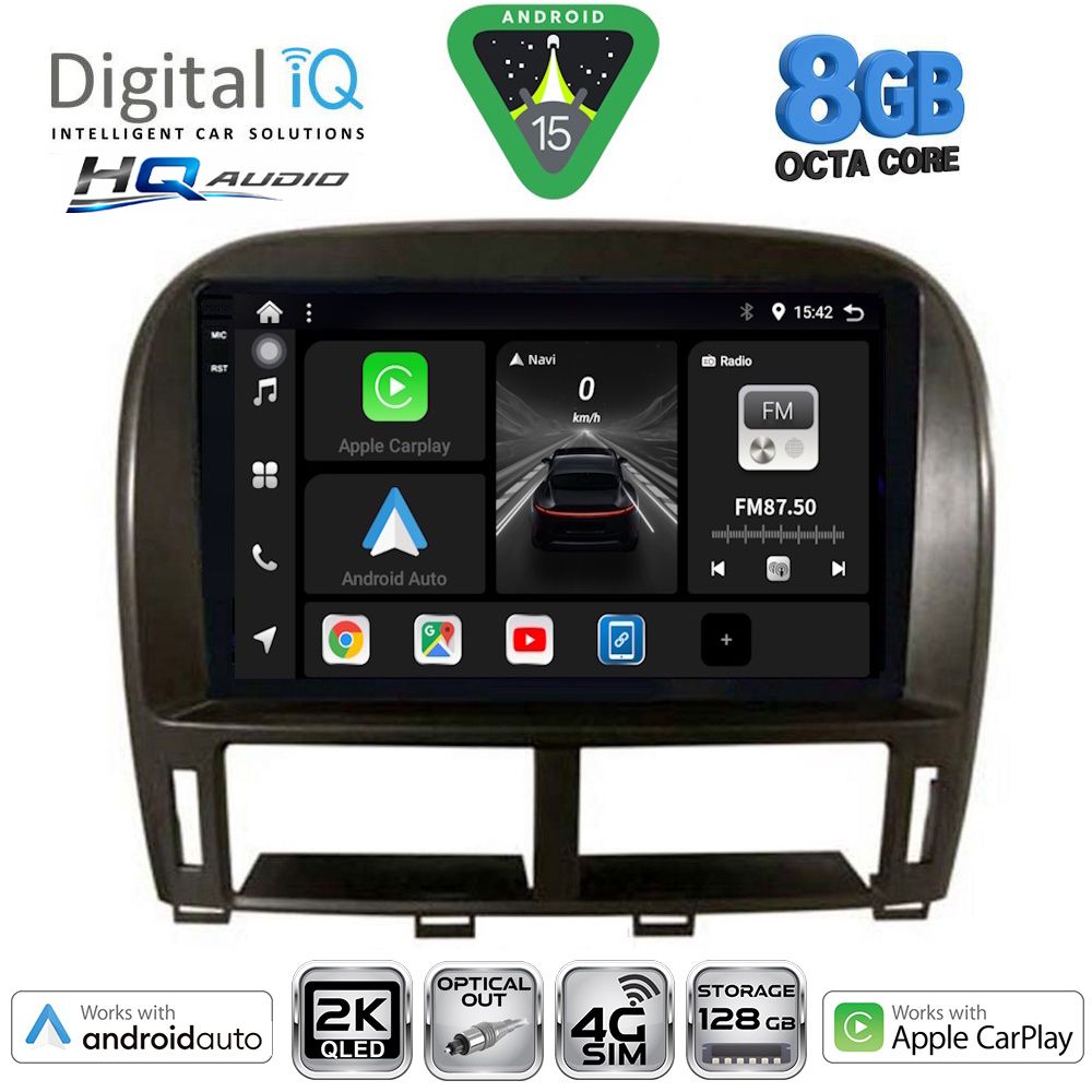 DIGITAL IQ BXK 20343_CPAA (9inc) MULTIMEDIA TABLET for LEXUS LS 430 – XF 430 mod. 2000-2006