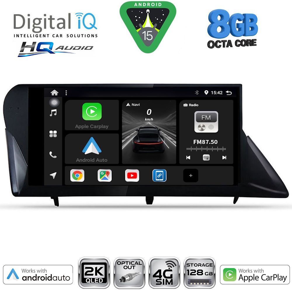 DIGITAL IQ BXK 20346_CPAA (9inc) MULTIMEDIA TABLET for LEXUS RX mod. 2009-2014