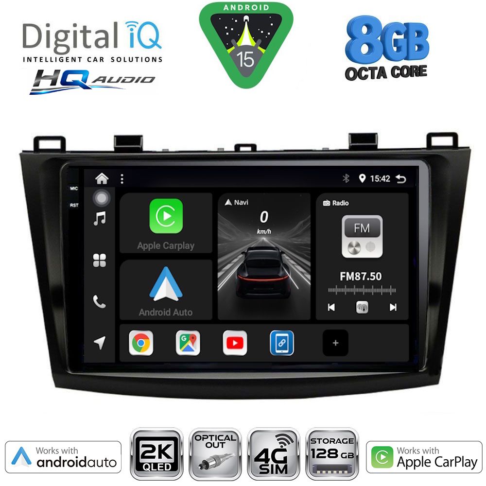 DIGITAL IQ BXK 20366_CPAA (9inc) MULTIMEDIA TABLET for MAZDA 3 mod. 2009-2014