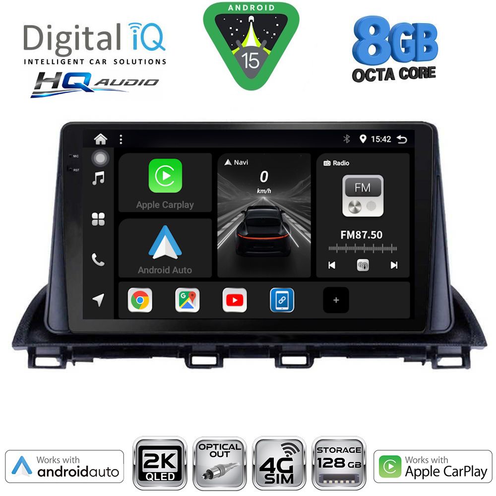 DIGITAL IQ BXK 20367_CPAA (9inc) MULTIMEDIA TABLET for MAZDA 3 mod. 2014-2019