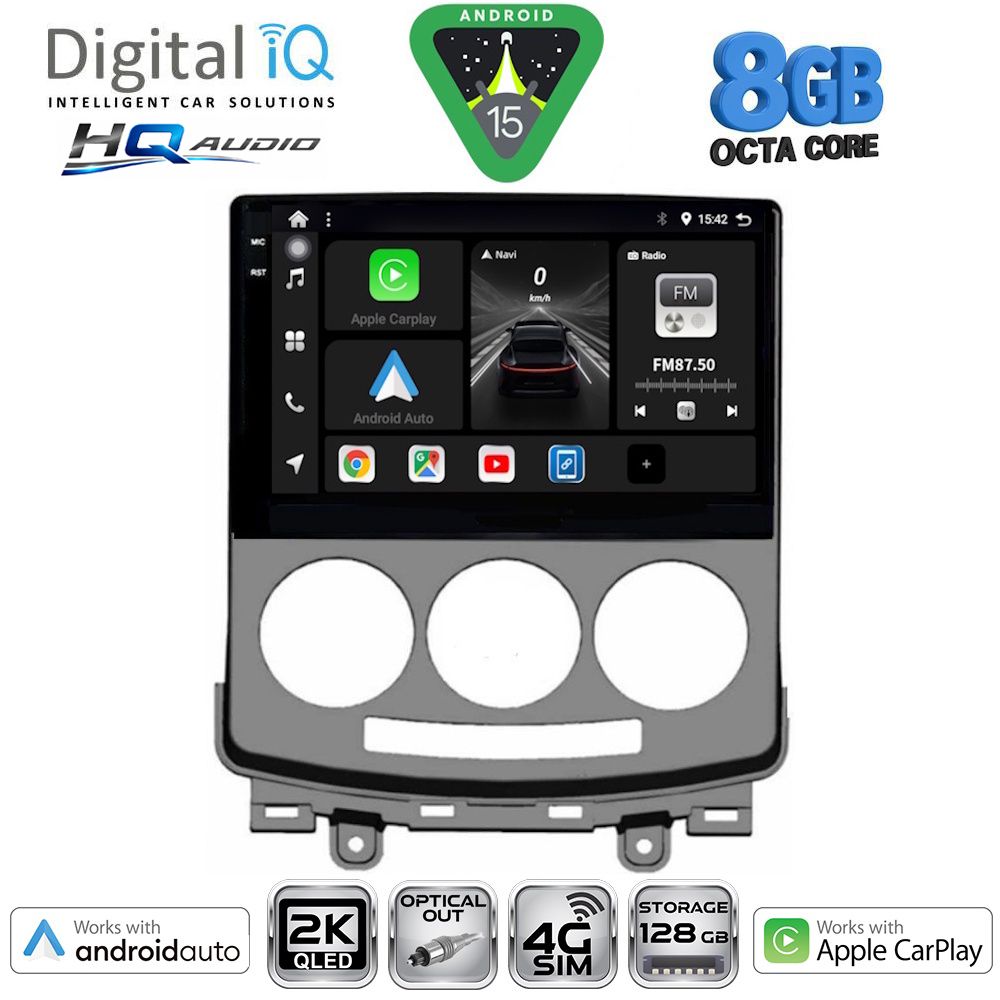 DIGITAL IQ BXK 20370_CPAA (9inc) MULTIMEDIA TABLET for MAZDA 5 mod. 2004-2010