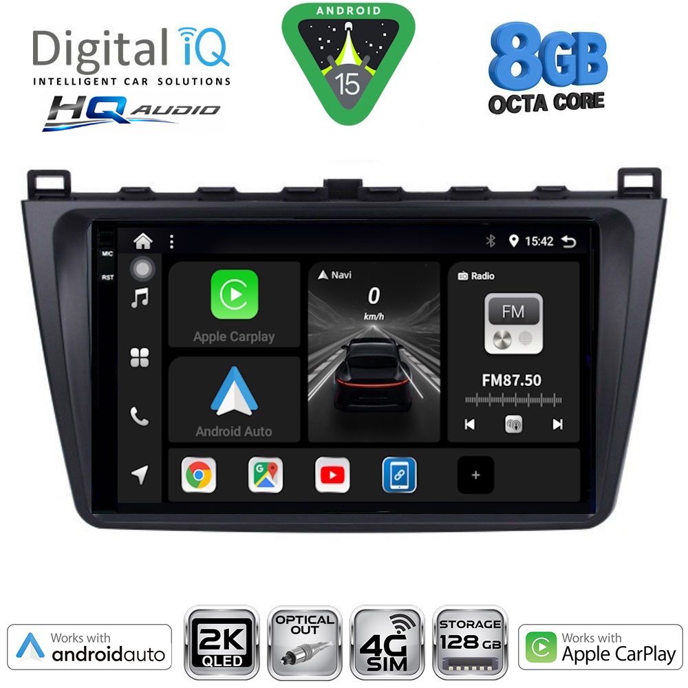 DIGITAL IQ BXK 20377_CPAA (9inc) MULTIMEDIA TABLET for MAZDA 6 mod. 2008-2012