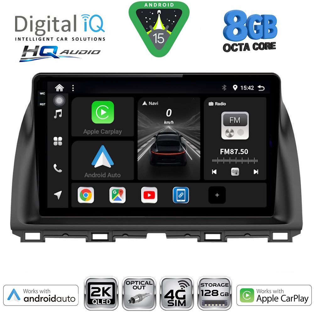 DIGITAL IQ BXK 20380_CPAA (10inc) MULTIMEDIA TABLET for MAZDA CX5 mod. 2013-2017