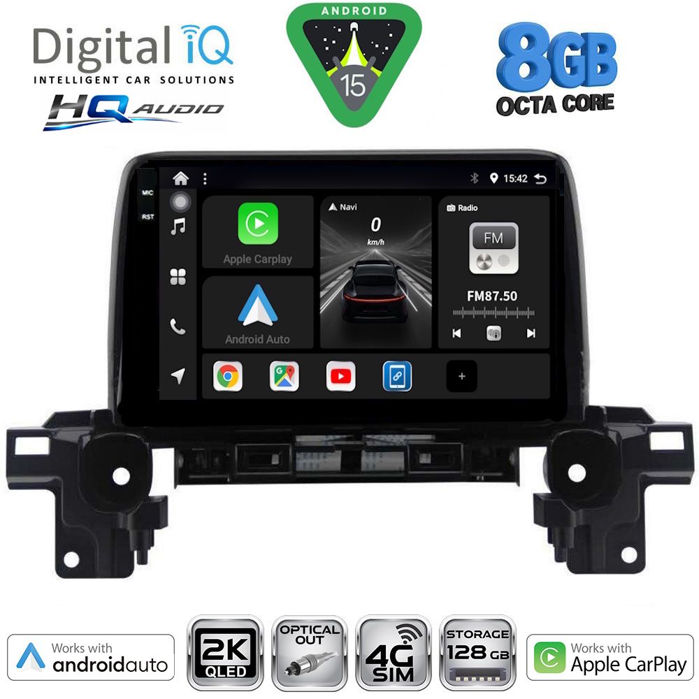 DIGITAL IQ BXK 20381_CPAA (9inc) MULTIMEDIA TABLET for MAZDA CX5 mod. 2017-2025