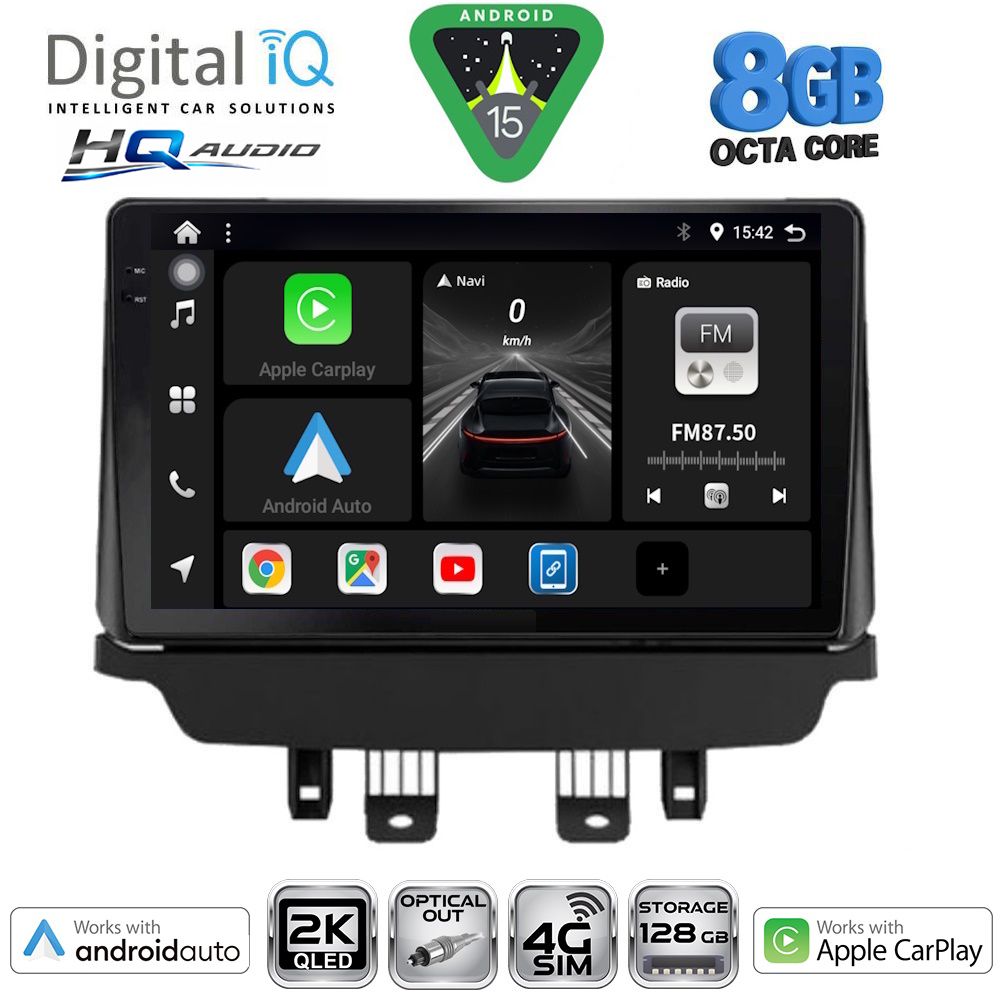 DIGITAL IQ BXK 20384_CPAA (9inc) MULTIMEDIA TABLET for MAZDA CX3 mod. 2014-2023