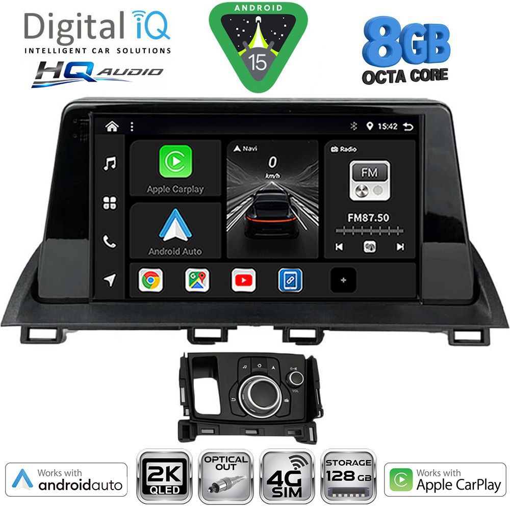 DIGITAL IQ BXK 20386_CPAA (9inc) MULTIMEDIA TABLET for MAZDA CX4 mod. 2016-2025