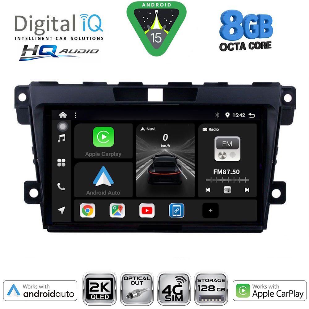 DIGITAL IQ BXK 20389_CPAA (9inc) MULTIMEDIA TABLET for MAZDA CX7  mod. 2006-2012